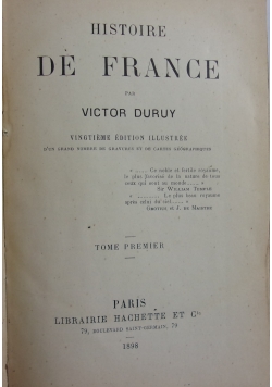 Histoire De France , 1898r.
