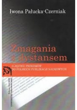 Zagadnienia z dystansem o języku przedmów do polskich publikacji naukowych
