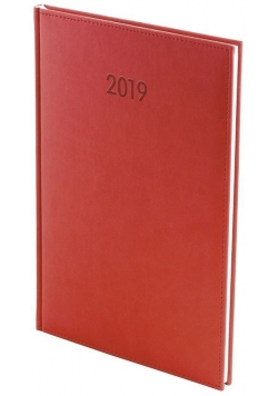 Kalendarz 2019 B5 tygodniowy Vivella czerwony