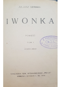 Iwonka tomy I-II