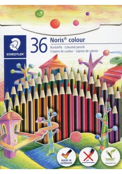 Kredki Noris colour Wopex sześciokątne 36 kolorów
