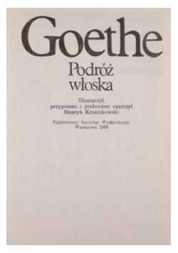 Podróż włoska