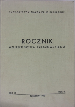 Rocznik województwa Rzeszowskiego