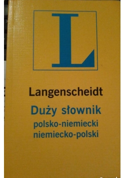 Duży słownik polsko niemiecki niemiecko polski