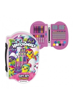 Zestaw artystyczny 50 elementów Hatchimals