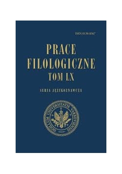 Prace filologiczne tom XLVI