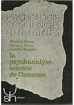La psychanalyse, science de l'homme