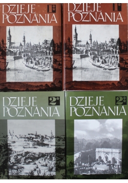 Dzieje Poznania 4 Tomy