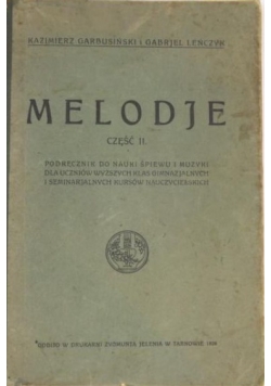 Melodje Część II, ok. 1928 r.