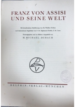 Franz von assisi und seine welt