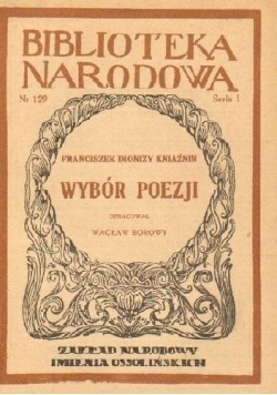 Wybór poezji Kniaźnin