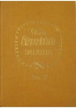 Pisma, Tom III , 1937 r.