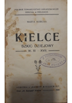 Kielce szkic dziejowy, 1920 r.
