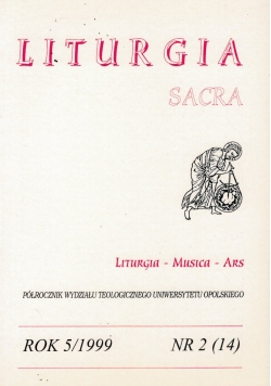 Liturgia Sacra. Nr 2 (26)