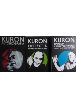 Kuroń , zestaw 3 książek