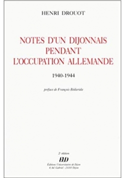 Notes Dun Dijonnais Pendant Loccupation Allemande