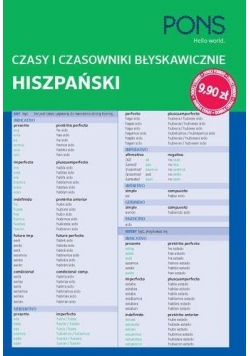 Czasy i czasowniki błyskawicznie. Hiszpański PONS