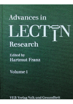Advances in Lectin Research