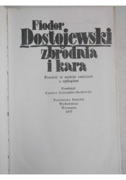 Zbrodnia i kara