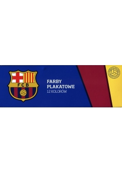 Farby plakatowe FC Barcelona 12 kolorów