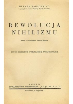 Rewolucja nihilizmu, 1939r.