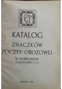 Katalog znaczków poczty obozowej 1945 r.