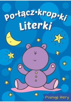 Połącz kropki - Literki (miś)