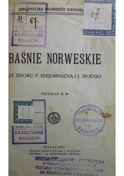 Baśnie Norweskie 1909 r