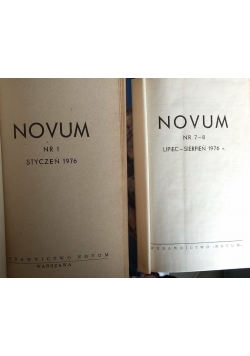 Novum, Nr.1-12 1976r.