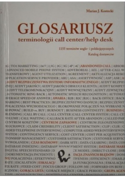 Glosariusz terminologii call center help desk