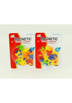 Litery i cyfry magnetyczne mix