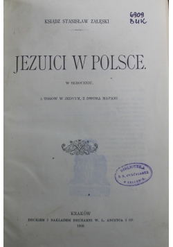 Jezuici w Polsce 1908 r.