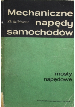 Mechaniczne napędy samochodów