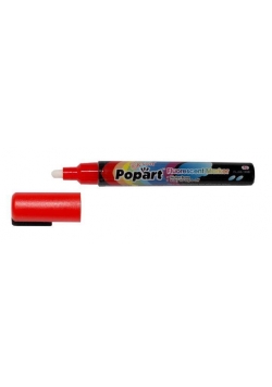Marker kredowy 8g czerwony D.RECT