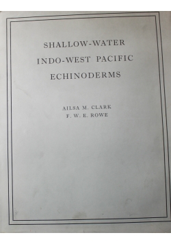 Shallow Water Indo West Pacific Echinoderms