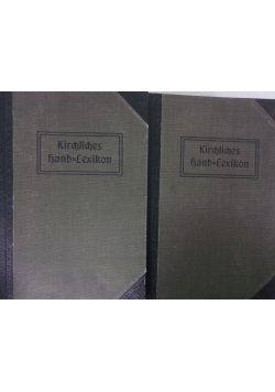 Kirchliches Handlexikon rom od 1 do 2, 1907 r.