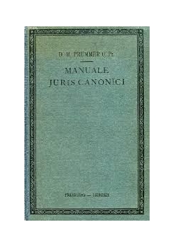 Manuale Iuris Canonici ,1922 r.