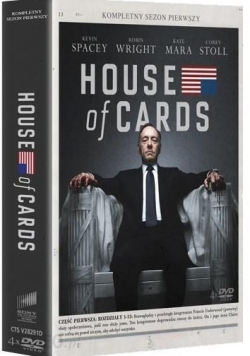 House of Cards  sezon pierwszy, 4 płyty, DVD