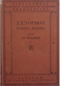 Xenophon scripta minora, 1910 r.