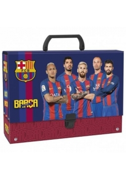 Teczka z rączką gruba FC Barcelona DERFORM