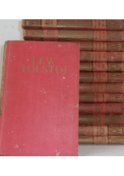 Tołstoj dzieła wybrane 13 tomów 1930 r.