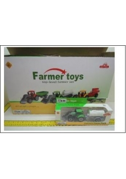 Traktor z przyczepą
