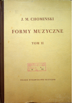 Formy muzyczne Tom II