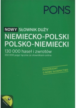PONS Nowy słownik duży niemiecko-polski, polsko-niemiecki