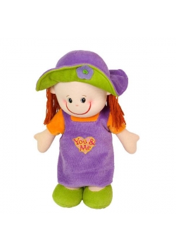 Lalka dziewczynka You and Me 45cm fiolet