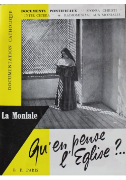 La Moniale Documents Pontificaux