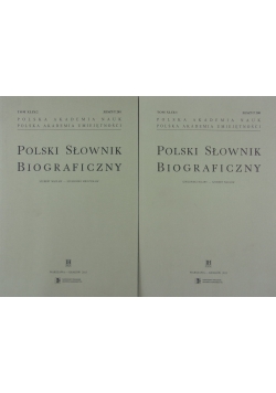 Polski Słownik Biograficzny ,Tom XLIX/1 i Tom XLIX/2