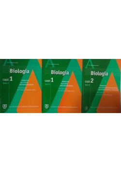 Biologia, zestaw 3 książek