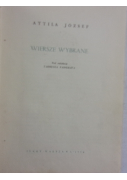 Wiersze Wybrane