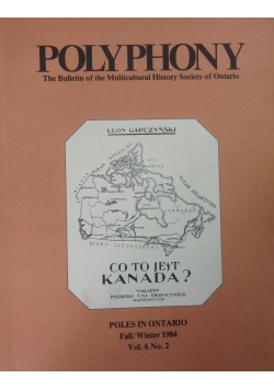 Polyphony The Bulletin of the Multicultural History Society of Ontario
